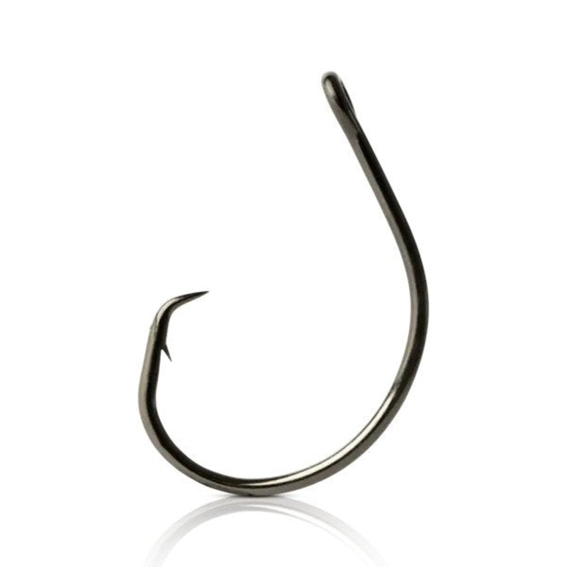 Mustad UltraPoint Demon Tuna Perfect Circle Hook, Black Nickel 8/0 – 100pk
