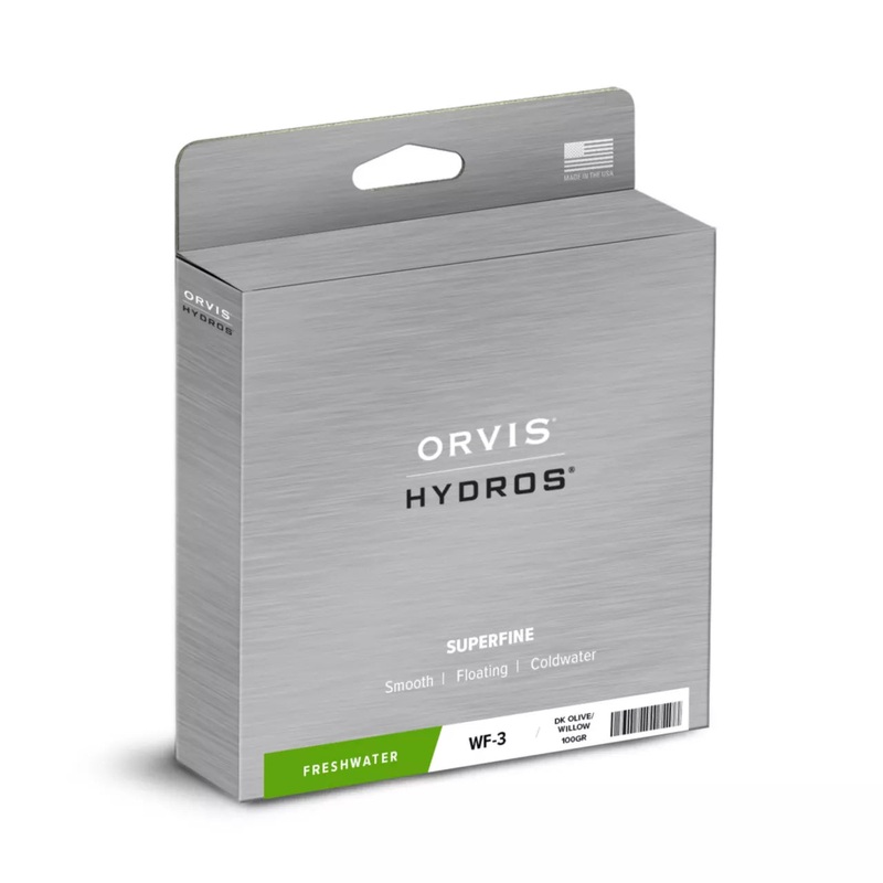ORVIS HYDROS SUPERFINE WF 1 DARK OLIVE
