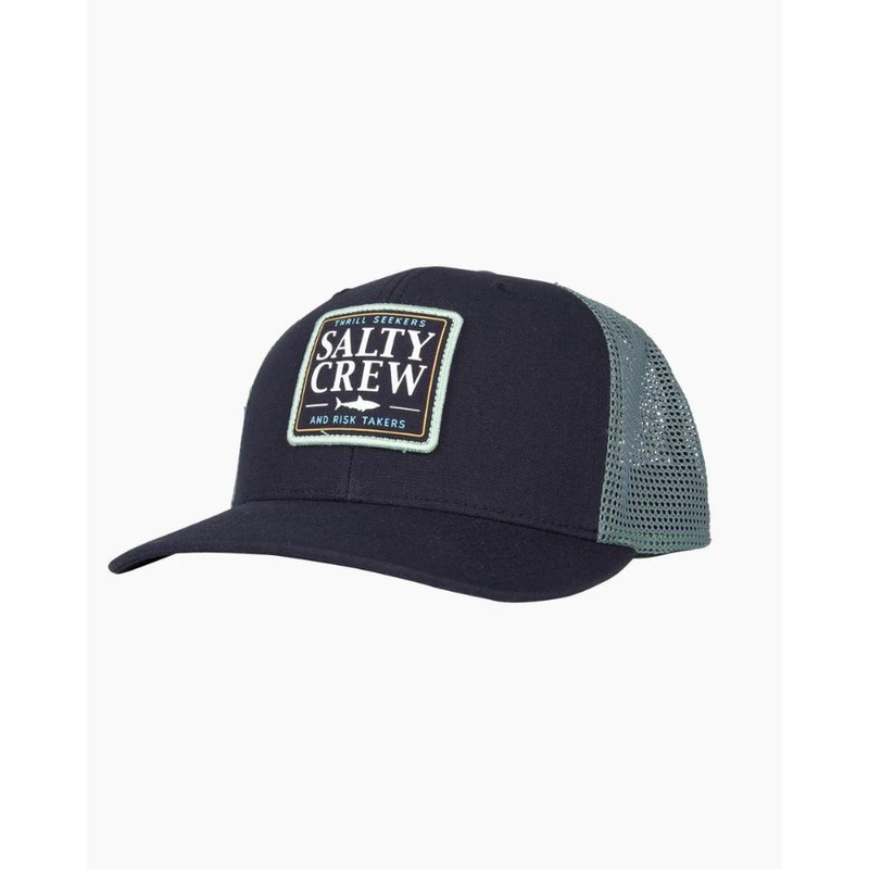 SALTY CREW CRUISER RETRO TRUCKER HAT BLACK