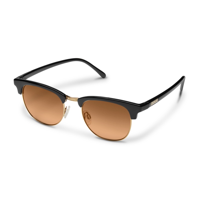 Suncloud Step Out Sunglasses Frame: Black Lens: Polarized Brown Gradien
