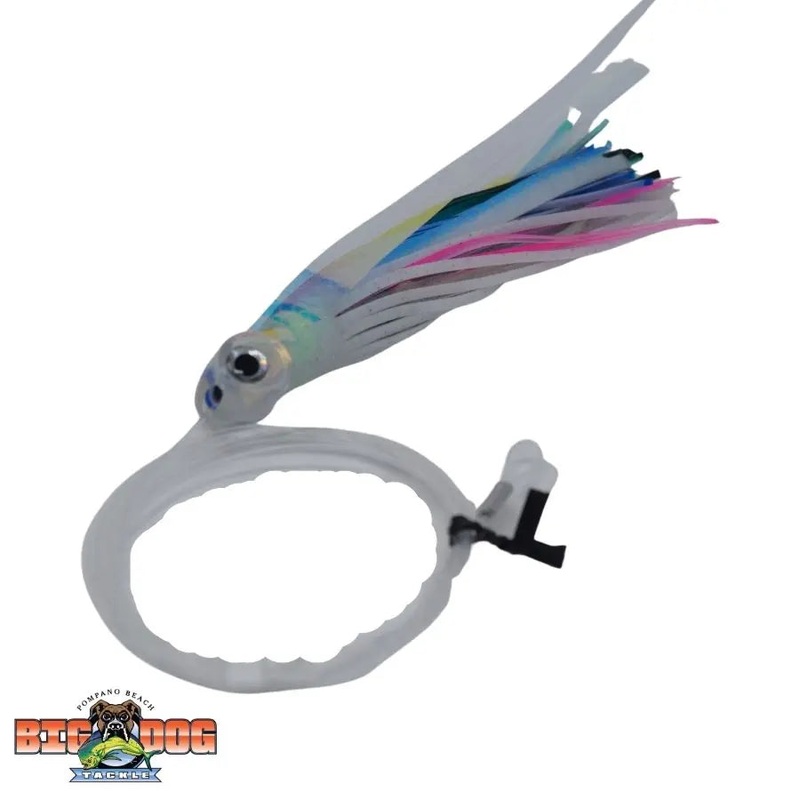 FLYING FISH RIGGED LURE SQUID SMALL BLUE / PINK / WHITE