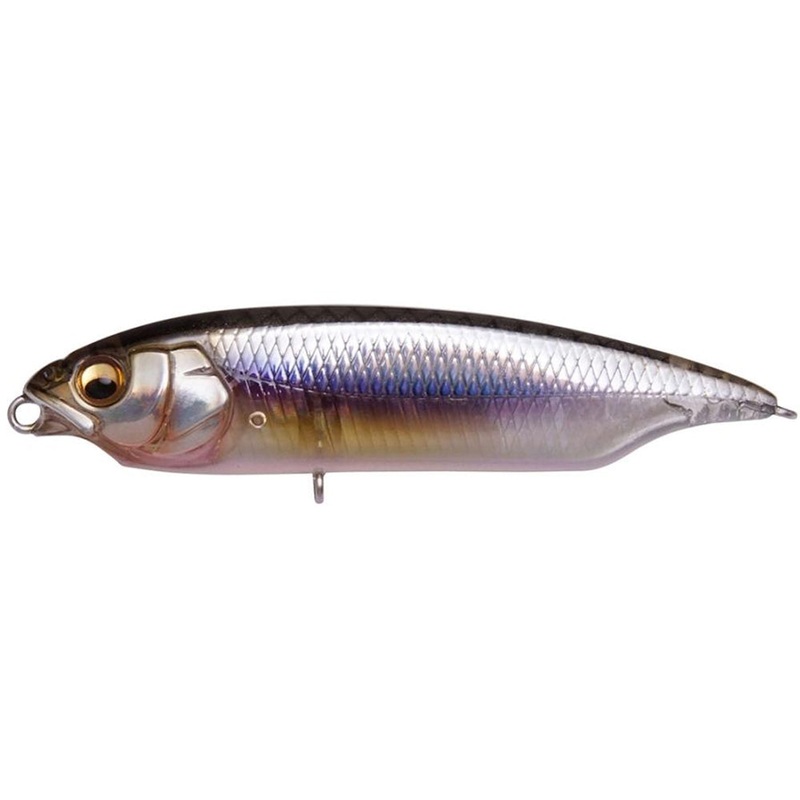 Megabass Karashi Twitch Bait – 2.3 Inch Clear Lime Chartreuse
