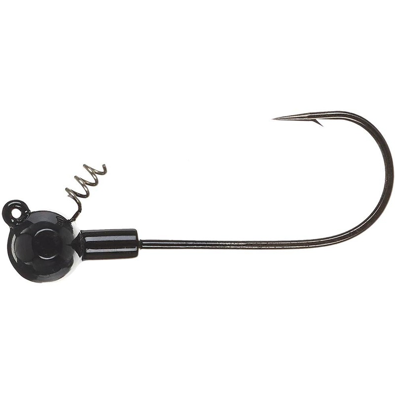 Queen Tackle Hammer Shake Rattlin’ Jigheads Black 3/8 oz – 1 pack