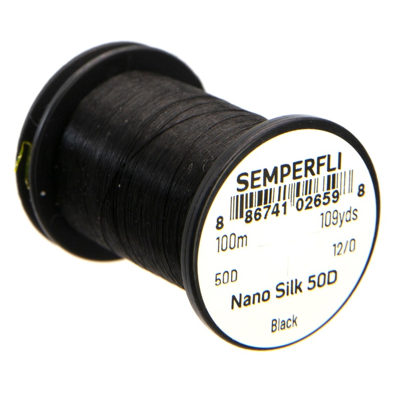SemperFli Nano Silk 50D 12/0 Black