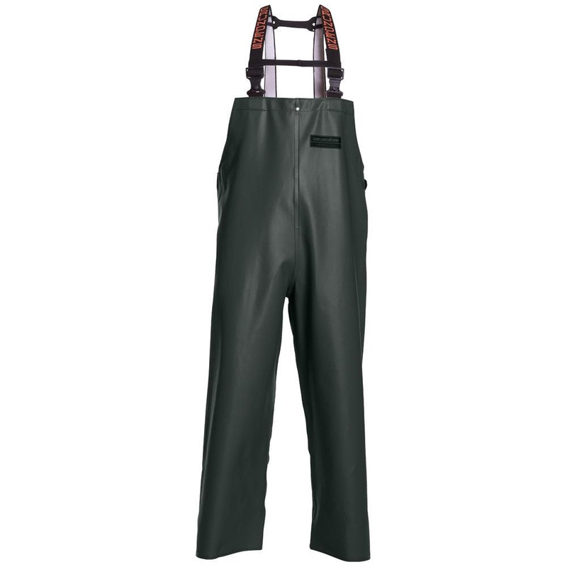 Grundens Herkules 16 Commercial Fishing Bib Pants Green S