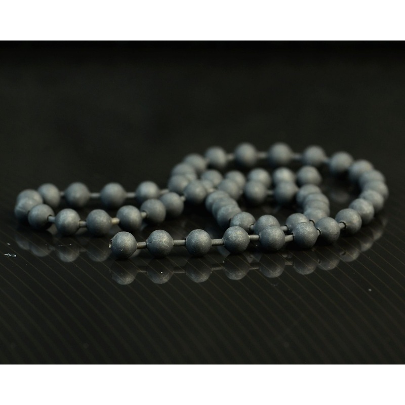 Hareline Chicone Stealth Chain Black Medium (3.2 mm)