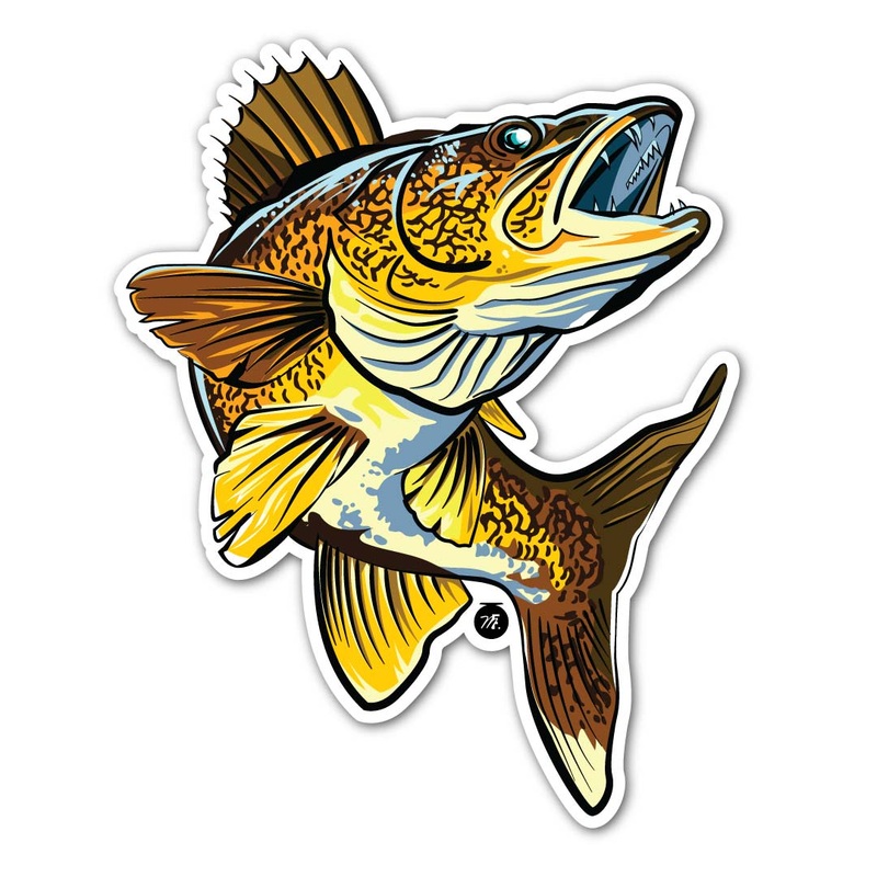 Musky Fool Walter Sticker