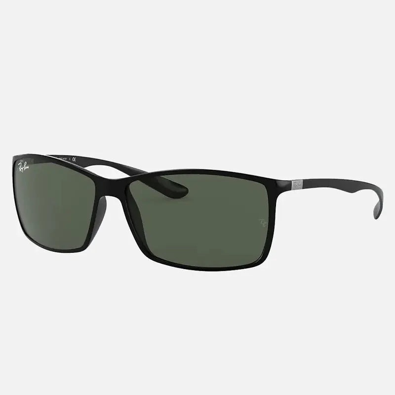 RAY-BAN RB4179 POLORIZED SUNGLASSES BLACK GREEN CLASSIC G-15