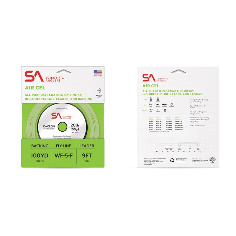 Scientific Anglers Air Cel Kit Fly Line WF3F