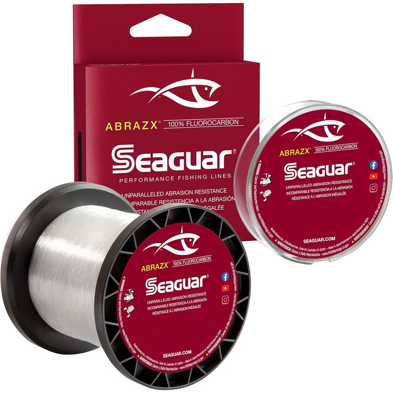 Seaguar AbrazX 100% Fluorocarbon Main Line 20lb 1000yd