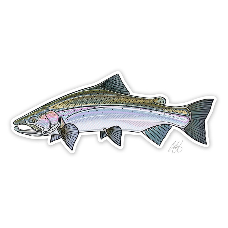 Casey Underwood Steelhead Decal Sticker