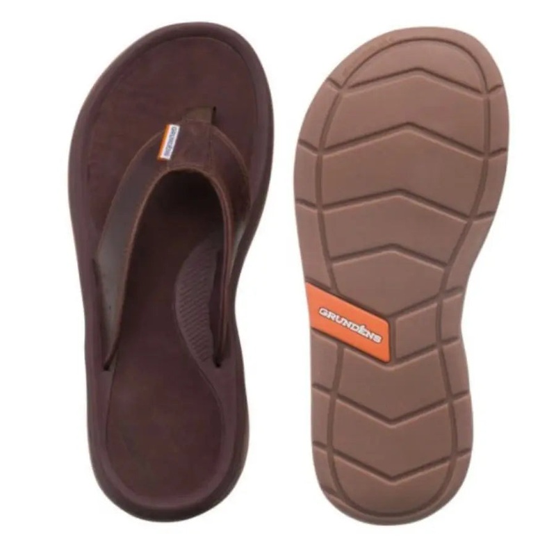 GRUNDENS DECK BOSS LEATHER CAPTAIN’S SANDAL BUTTERNUT 9