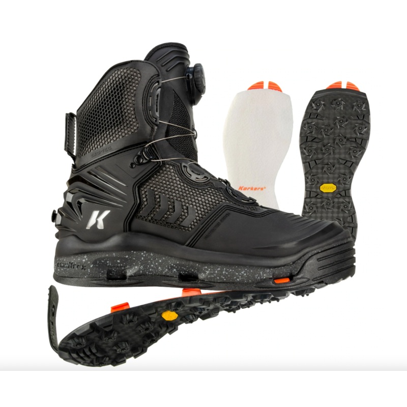 Korkers River Ops BOA w/ Felt & Vibram Soles 8