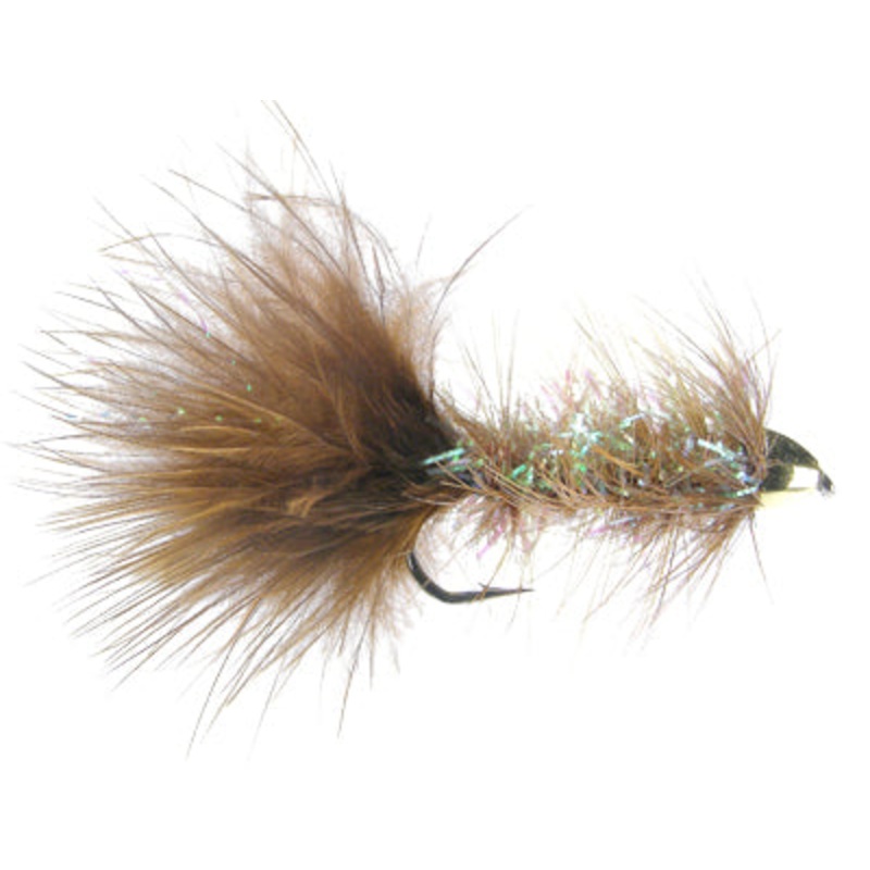 Montana Fly Company Conehead Krystal Bugger Brown 6 1 dozen