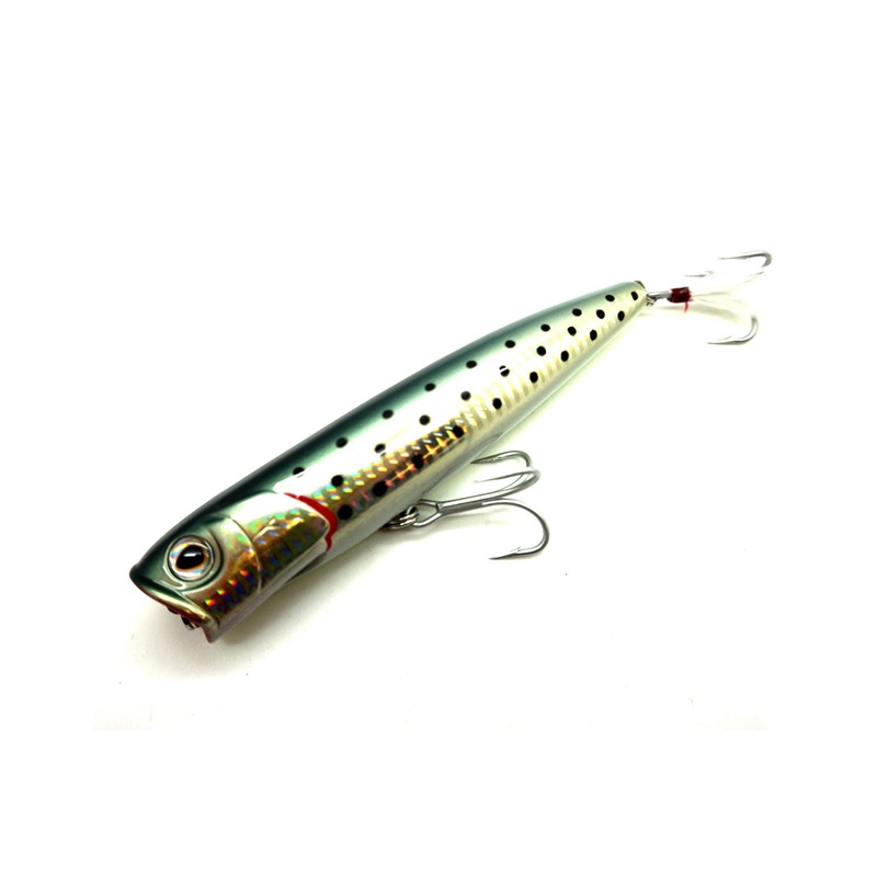 Tsunami 6″ Ported Pencil Popper 200 – Smokey Joe