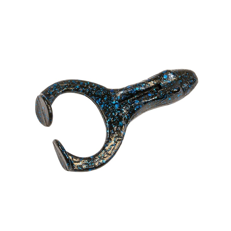 Z-Man Finesse FrogZ 2 3/4 inch Soft Plastic Frog 4 pack Black / Blue