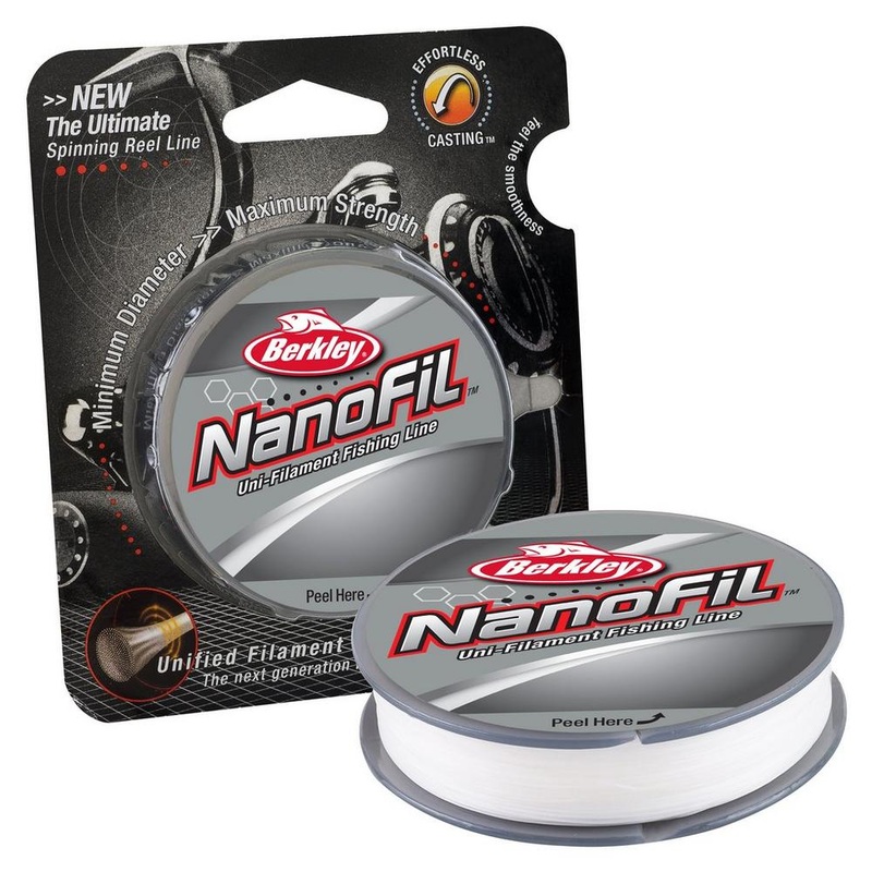 Berkley Nanofil Uni-Filament Line Filler Spool Clear Mist 150yd 2lb