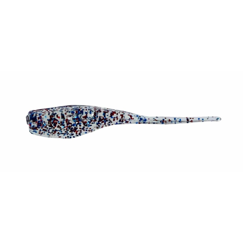 Big Bite Baits Crappie Minnr 2 inch Soft Plastic 10 pack Bad Pumpkin