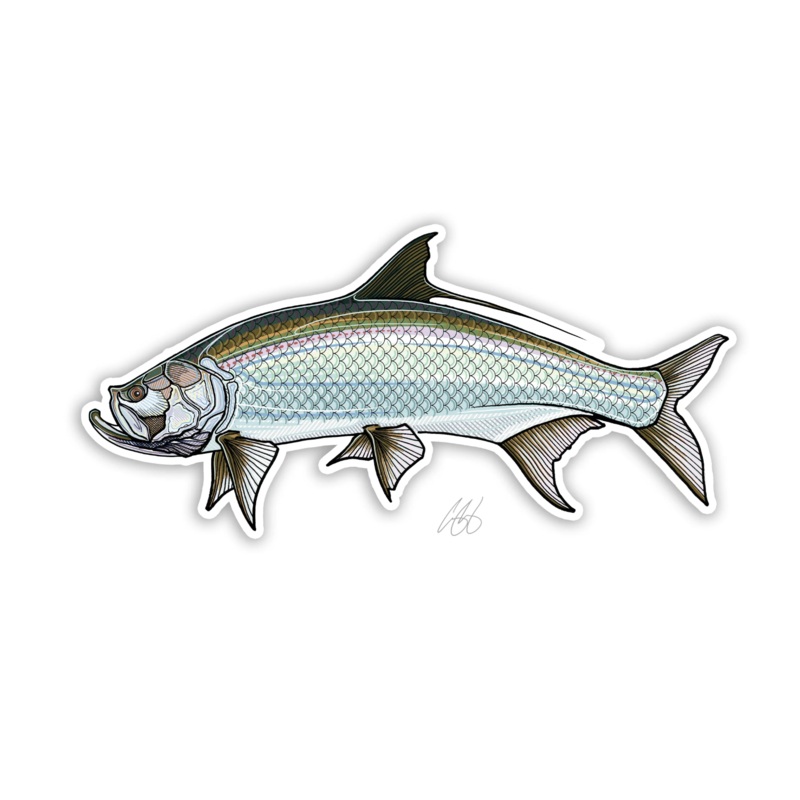 Casey Underwood Tarpon Decal Sticker
