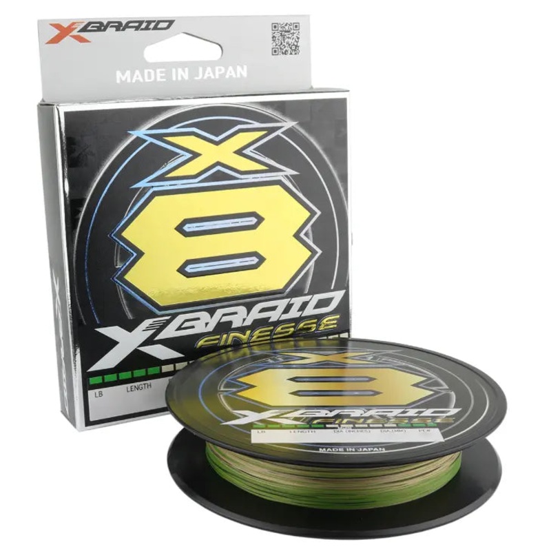 Daiwa XBraid X8 Finesse Braided Fishing Line (165 yd) 8 lb