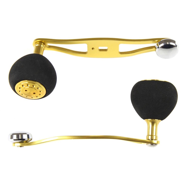 Jigging World – Power Handle for Shimano Conquest Round Baitcasting Reels For Conquest 100 & 200