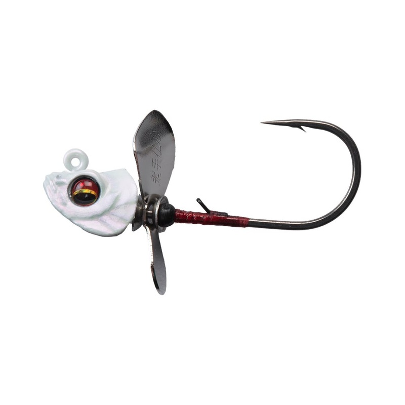 Megabass Okashira Screwhead 1/16oz – 3/0 – 3pk Spawn Kill