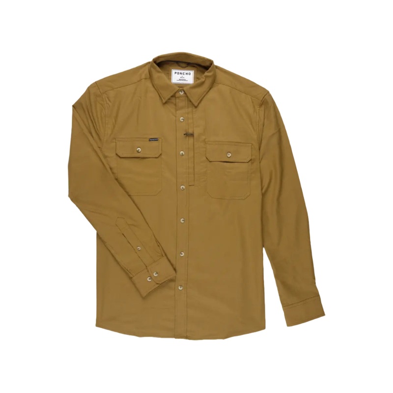 Poncho M’s The Palo Duro Regular Tan / Light Brown S