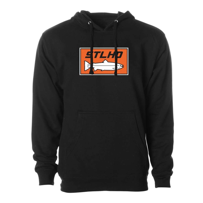 STLHD Men’s Standard Logo Black Standard Hoodie SM
