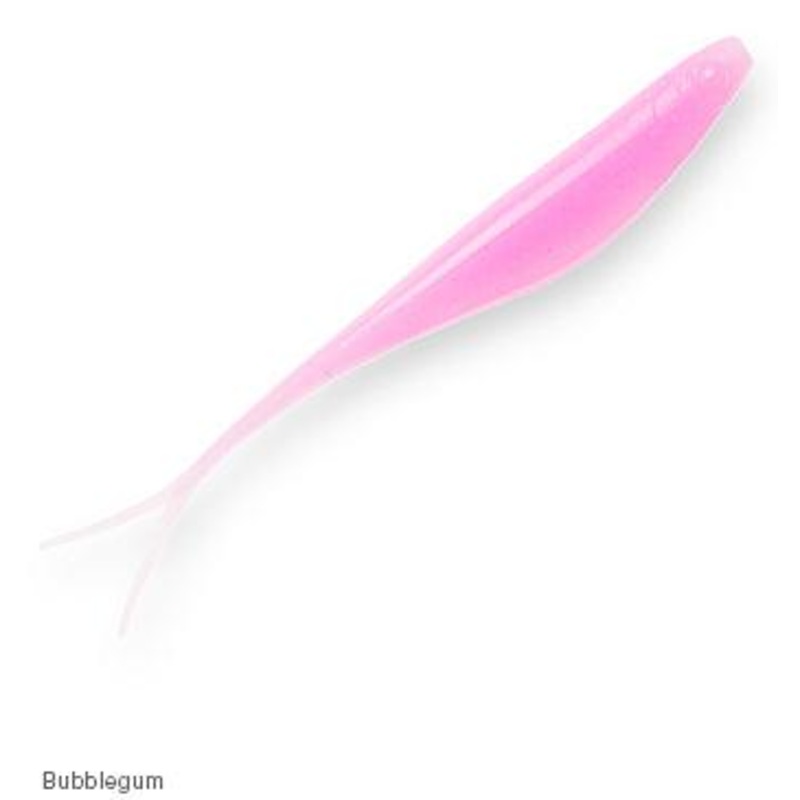 Z-Man Pop Scented Jerk ShadZ Soft Plastics Bubblegum Length: 7″