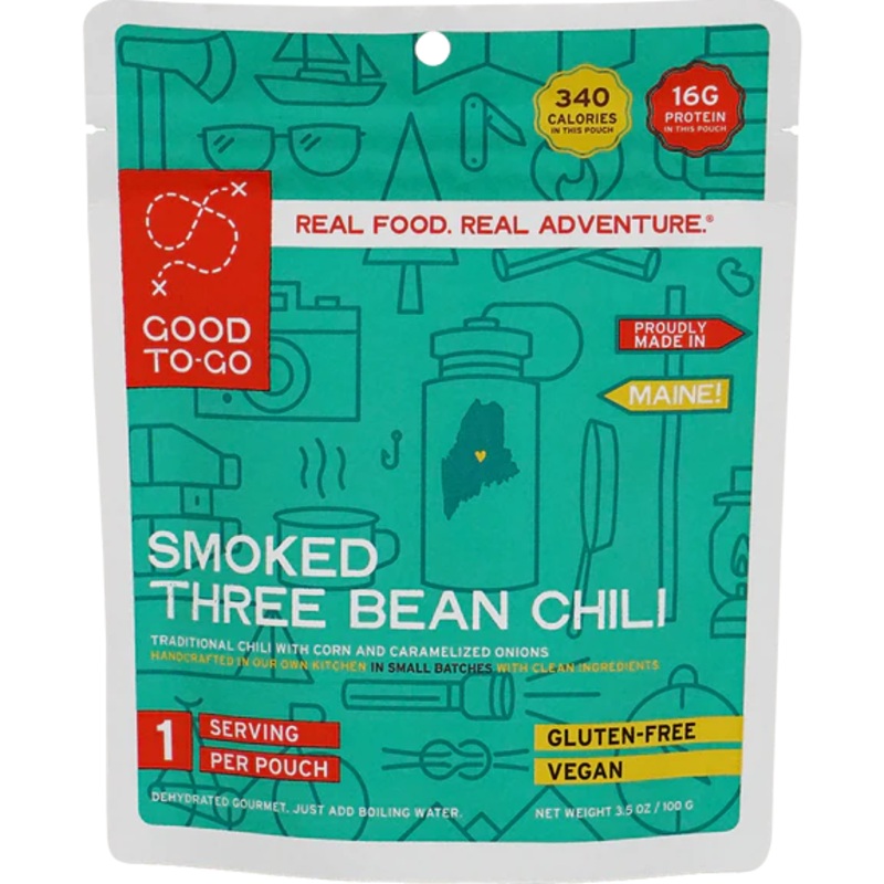 Good To-Go Single Meals 3 BEAN CHILI 3.5OZ