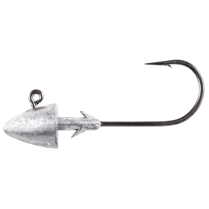 Owner Saltwater Bullet Lead Jig Hook 5148 3/0 (3pk, 1/2oz)