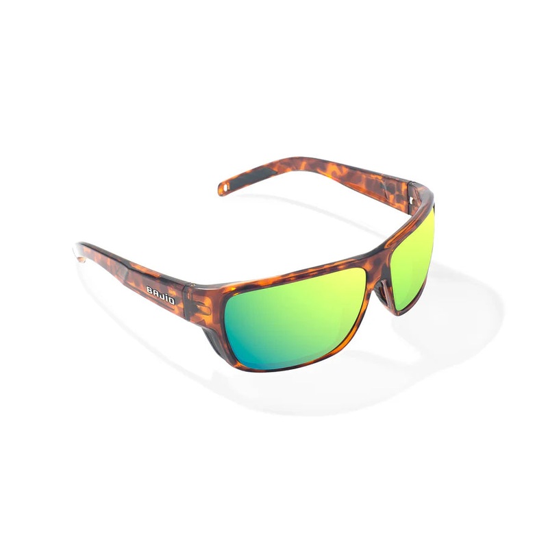 Bajio – Rigolets – Sunglasses – Brown Tortoise/Green Mirror/Glass Brown Tortoise Gloss Green Mirror Glass / Small Fit