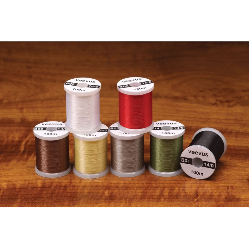 14/0 Veevus Fly Tying Thread – Assorted Colors Gray
