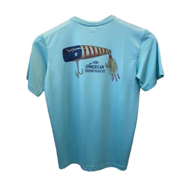 AFTCO YOUTH POPPER S/S PERFORMANCE BAHAMA S