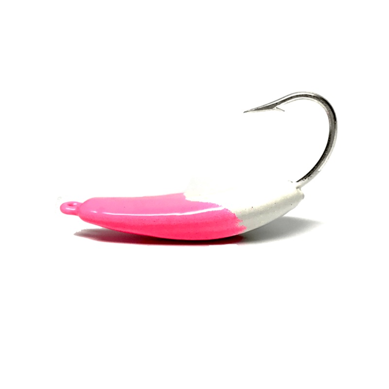 Candy Pink Pompano Jigs 1/4oz Candy Pink