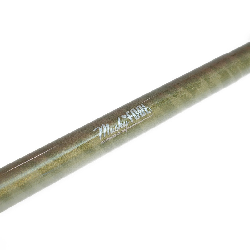 Chippewa River Custom Rod Co. – Limited Edition Musky Paint Fly Rod 9ft 10wt – full wells – 2 piece