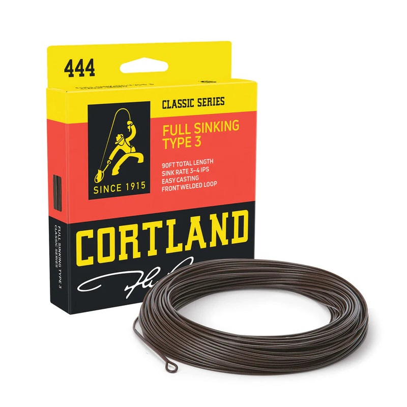Cortland Full Sinking Type 3 WF4S Brown