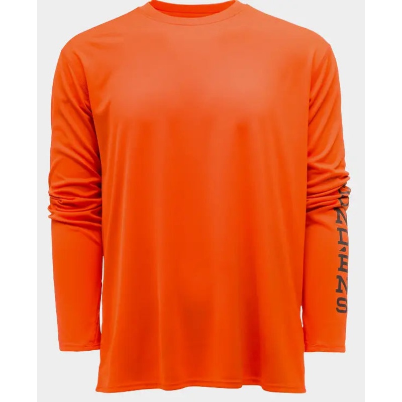 Grundens Tough Sun Crew “Red Orange” Large