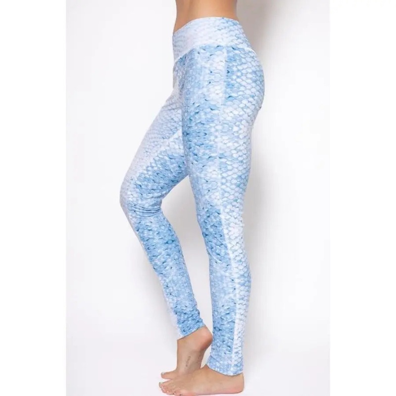 REEL SKIPPER CLASSIC WATER LEGGINGS BLUE SCALE M