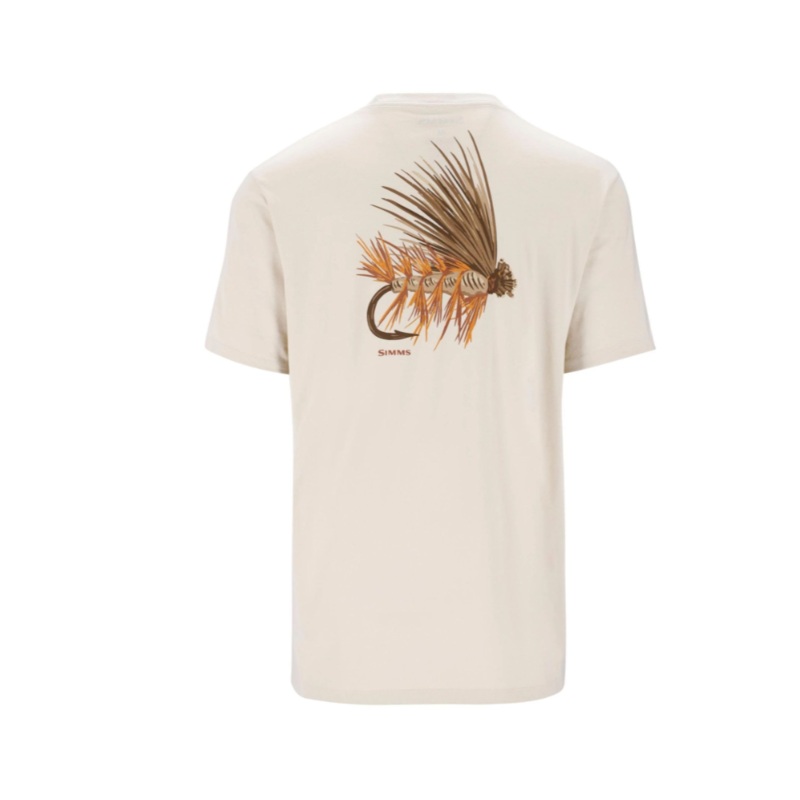 Simms Men’s Let It Fly T-Shirt Natural M