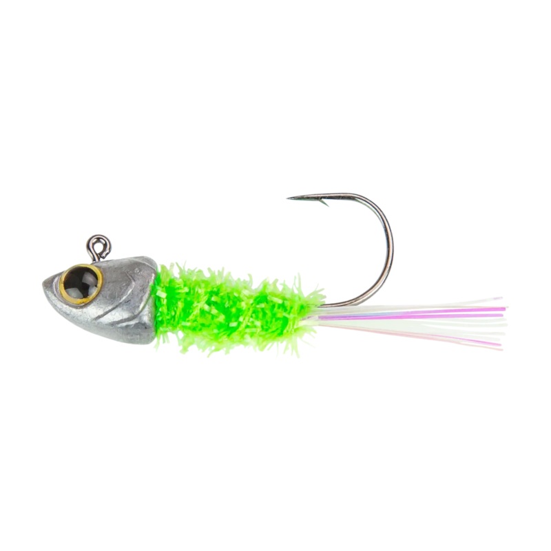 Spangle Tinsel Jigs Chartreuse Minnow 1/16 oz.
