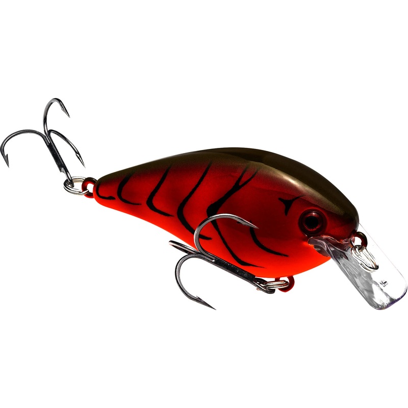 Strike King KVD Square Bill 1.5 Silent Crankbait Black Back Chartreuse