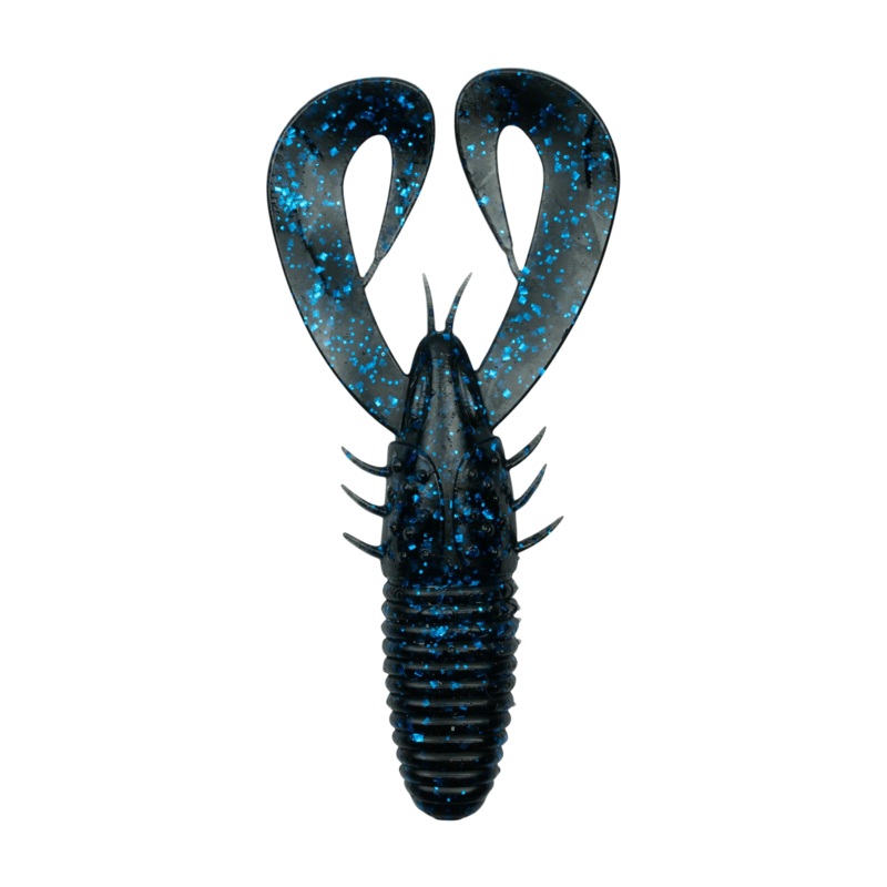 Stroker Craw Black N Blue Flake 2.4″ – 8 Pack
