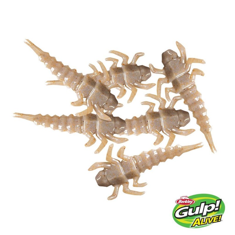 Berkley Gulp! Alive! Stonefly Soft Baits 1.25″ 1oz Jar pink-shad
