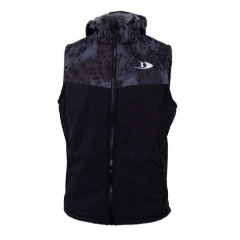 Blackfish Gale Softshell Vest Black/Pryn1 Blackout, 2XL