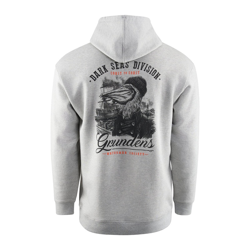 Grundns M’s X Dark Seas Portsmith Hoodie Athletic Heather S