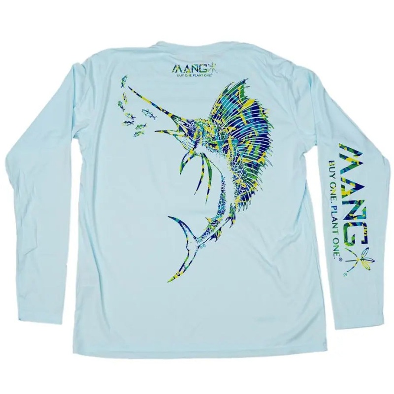 MANG SAILFISH BLUE CRUSH LS ARTIC BLUE 3XL