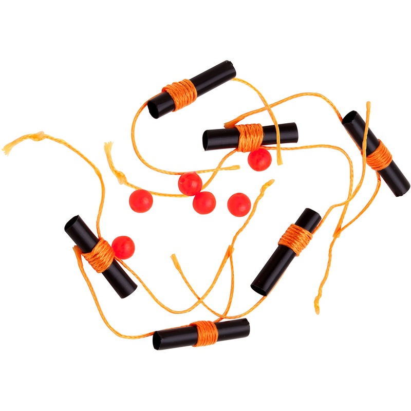 Thill America’s Favorite Premium Bobber Stop/Bead 6 pack Orange 6 pack