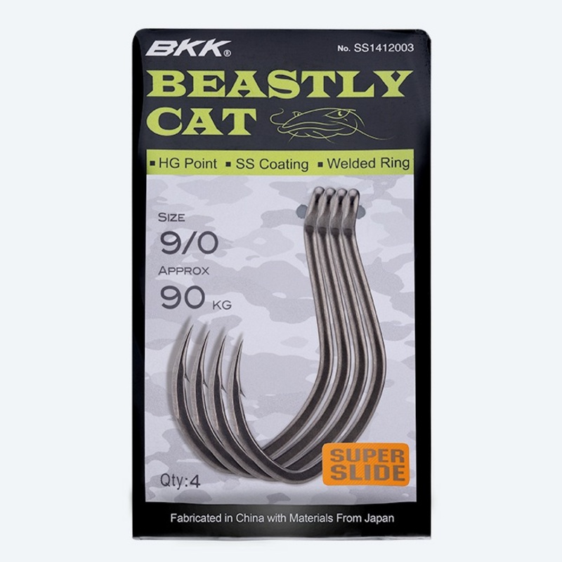 BKK HOOKS BEASTLY CAT HOOKS Size 5/0 – 6pk