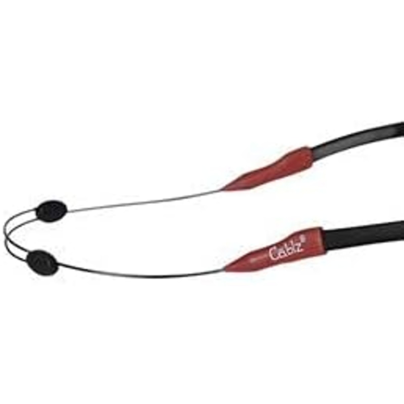 Cablz Zipz Sunglass Retainer 14″ Red/White/Black
